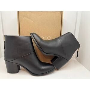 Nisolo Dari Commuter Boot – Black Leather -- Zips up the back – Size 10 - NEW